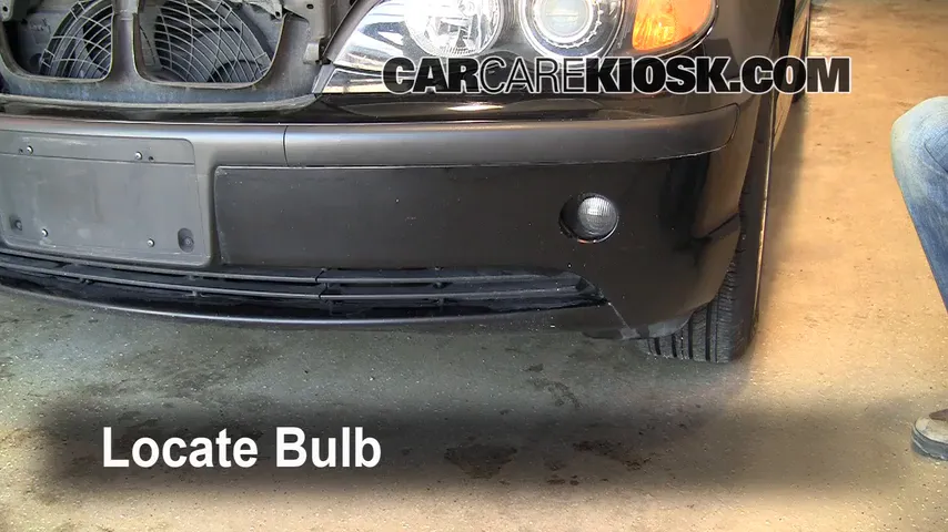 2002 BMW 325i 2.5L 6 Cyl. Sedan Lights Fog Light (replace bulb)